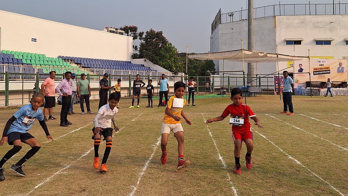 SAI Media : Budding athletes participating in the Khelo India Rising Talent Identification programme. 