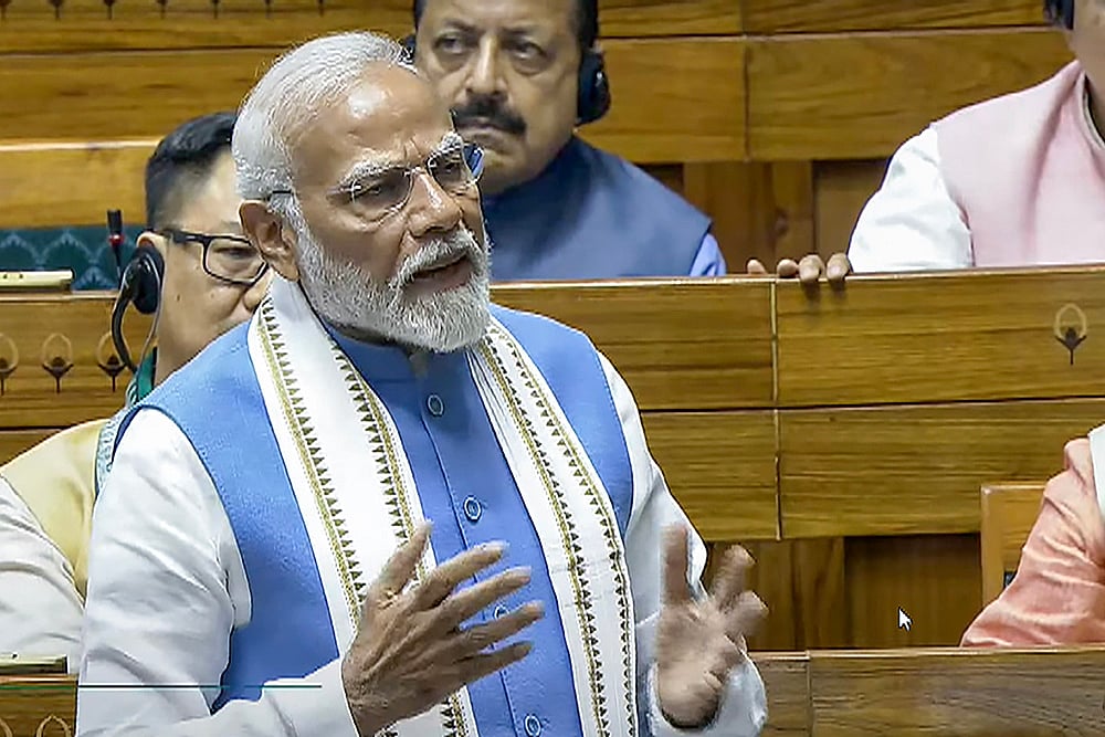 Narendra Modi at Parliament