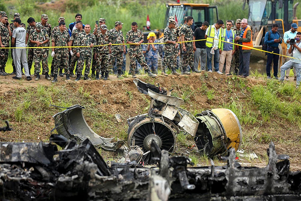Nepals Saurya Airlines plane crashes at Kathmandus Tribhuvan Intl Airport_7