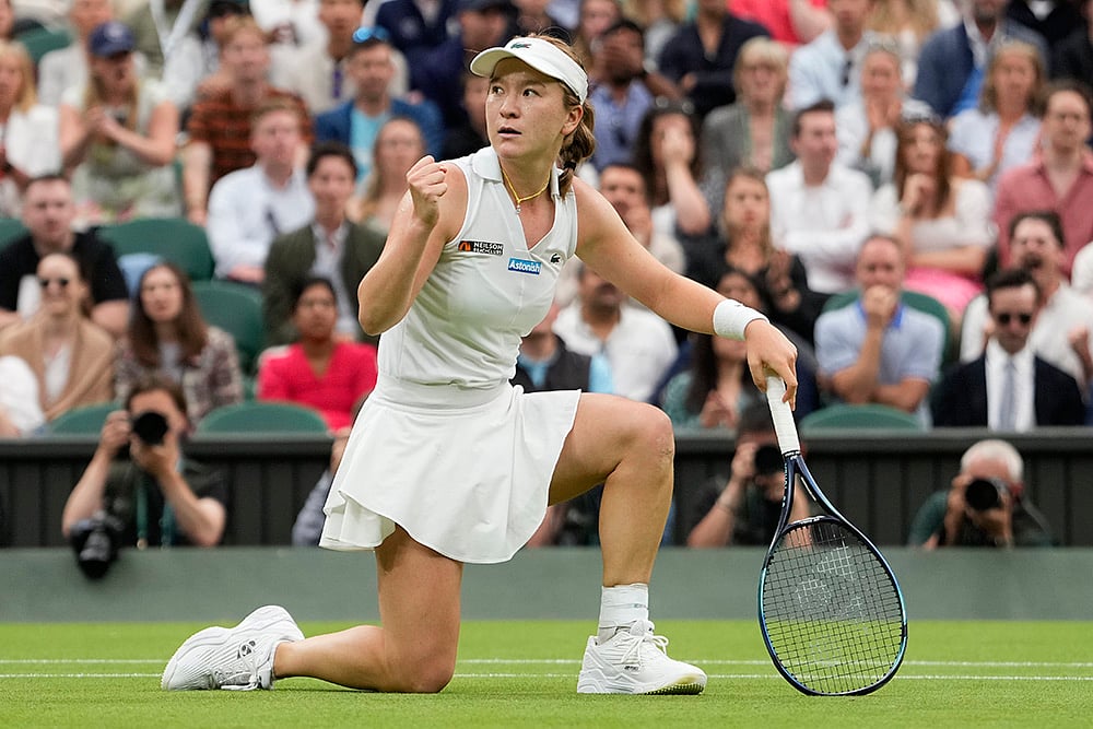 2024 Wimbledon Tennis Lulu Sun vs Emma Raducanu_Photo_1