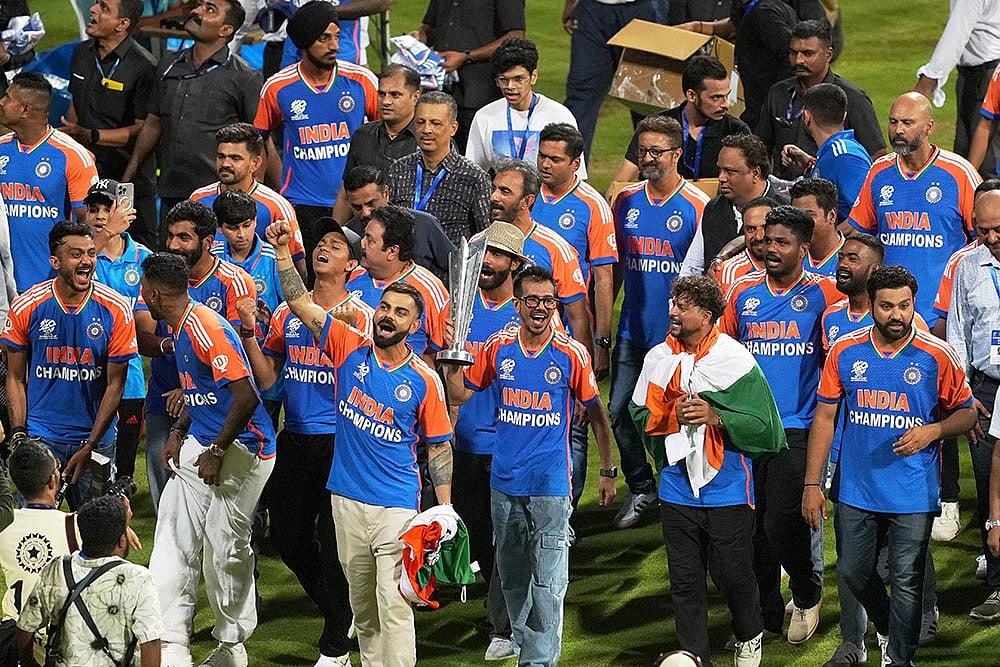 India cricket team felicitation in Wankhede Stadium photo gallery_9