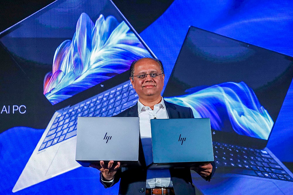 Vineeth Gehani during Launch of HP Advanced AI Laptops