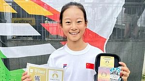 At 11 years and 11 months, skateboarder Zheng Haohao will be the youngest competitor at the Paris Games.