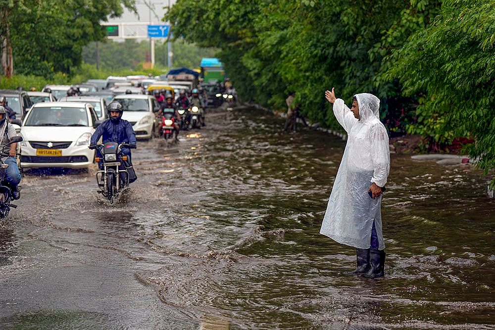 waterlogging after Monsoon rains in Delhi_1