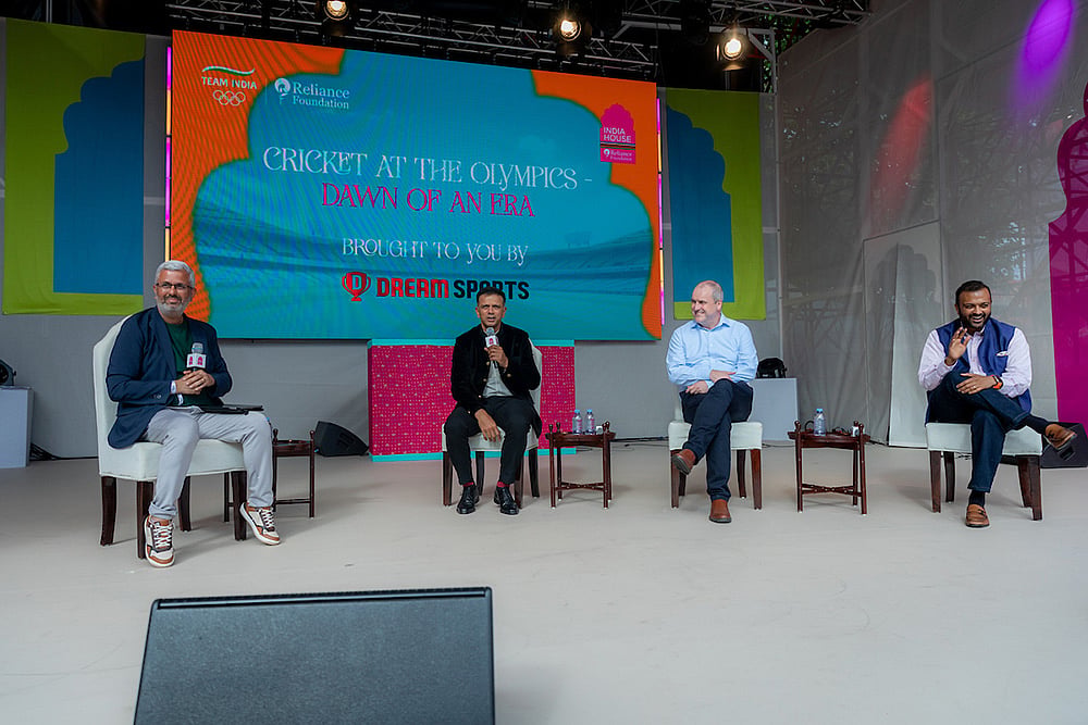 Paris Olympics 2024_Rahul Dravid at India House in Paris_3