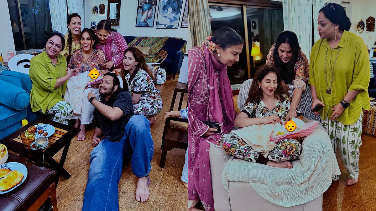 Richa and Alis close friends meet their baby