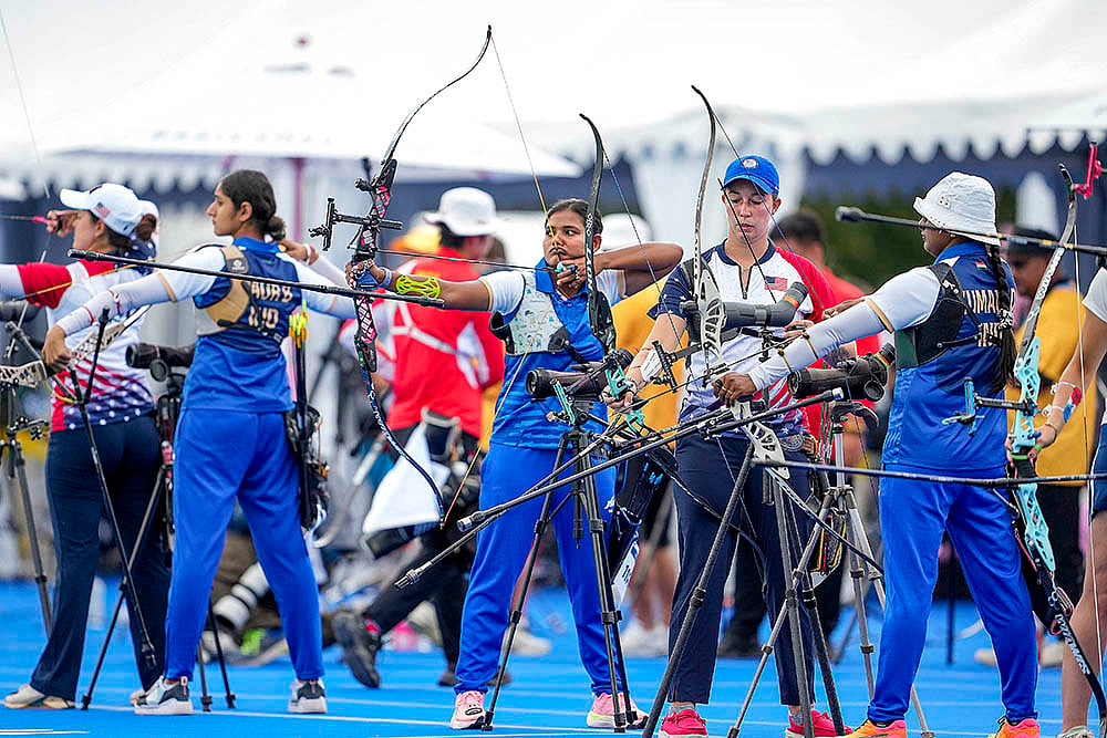 Women Archery Team_At Paris Summer Olympic Games 2024_5