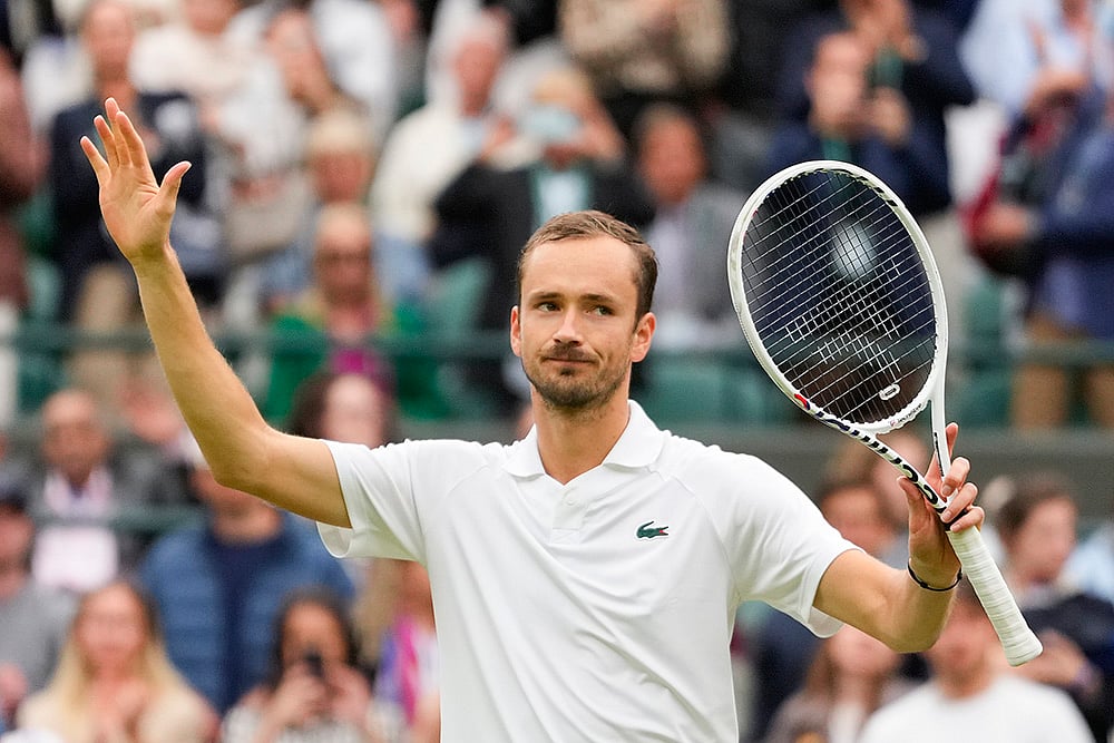 2024 Wimbledon Tennis Daniil Medvedev vs Grigor Dimitrov_Photo_1