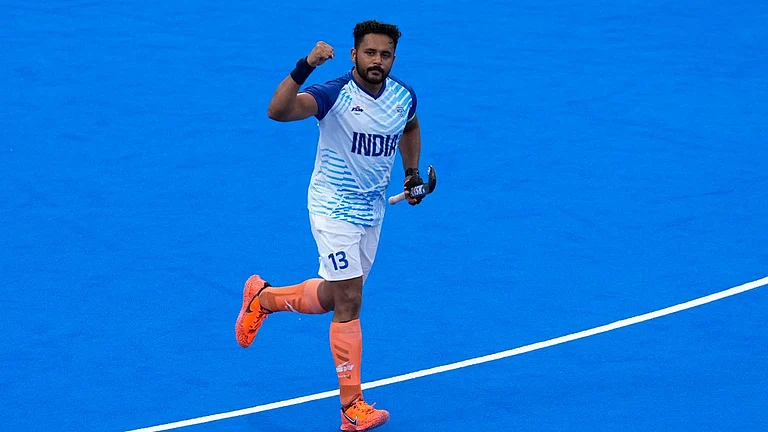 India's hockey captain Harmanpreet Singh - AP/Aijaz Rahi