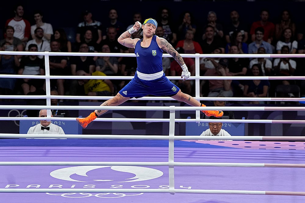 2024 Paris Summer Olympic Games_Paris Olympics Day 3 Photo_womens 60 kg boxing 