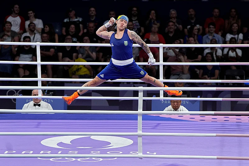 2024 Paris Summer Olympic Games_Paris Olympics Day 3 Photo_womens 60 kg boxing
