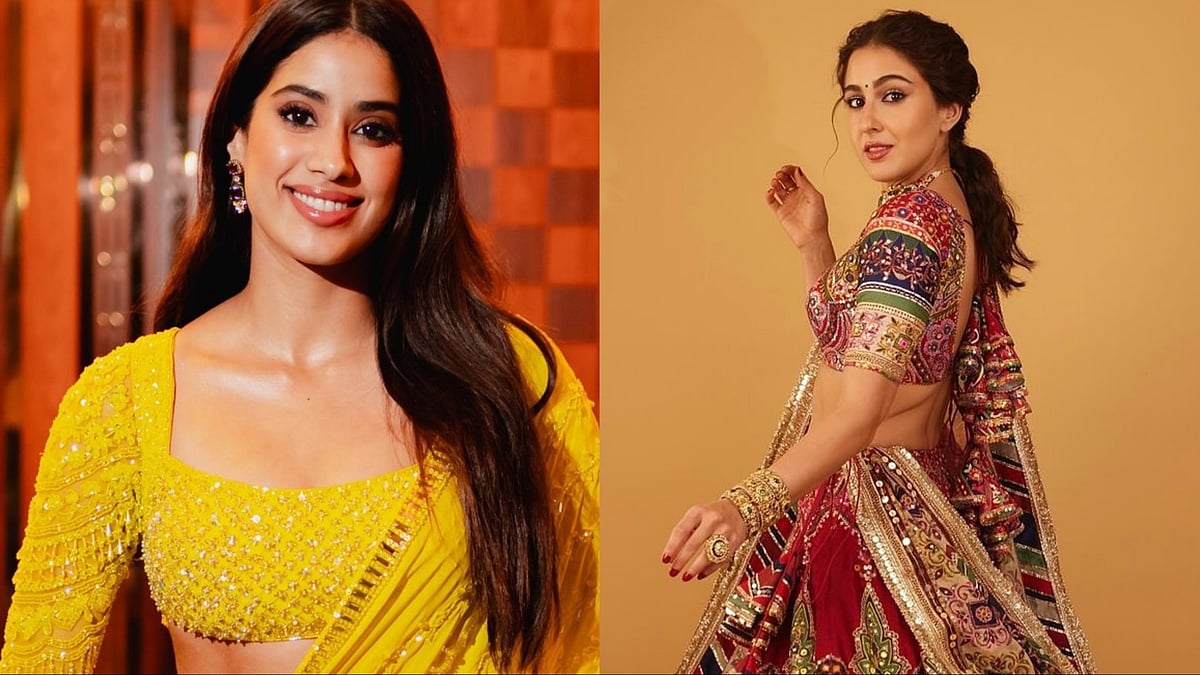 Instagram : Janhvi Kapoor and Sara Ali Khan at Anant Ambani-Radhika Merchant's haldi
