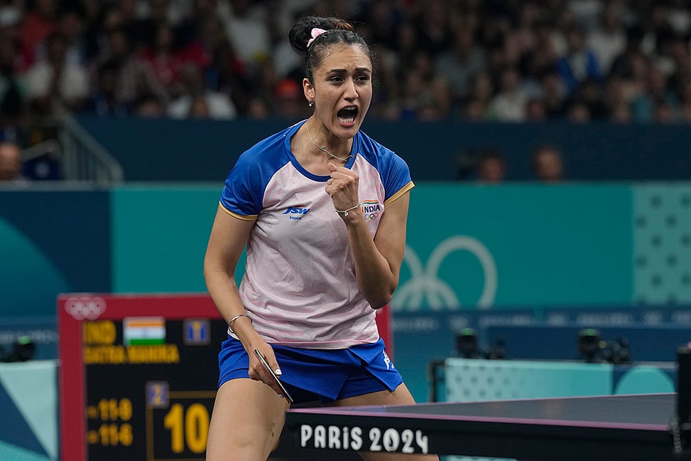 2024 Paris Summer Olympics_Table Tennis_Manika Batra_7