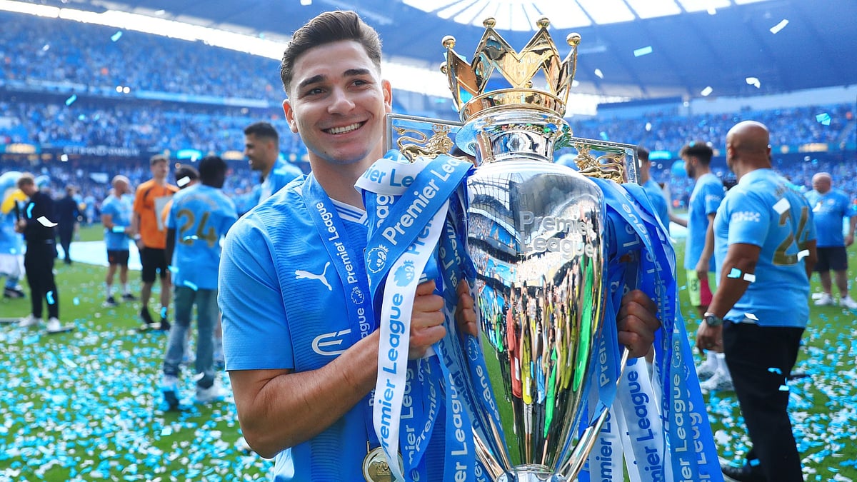 Manchester City's Julian Alvarez - null