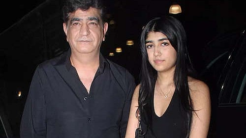 X : Tishaa Kumar with Krishan Kumar