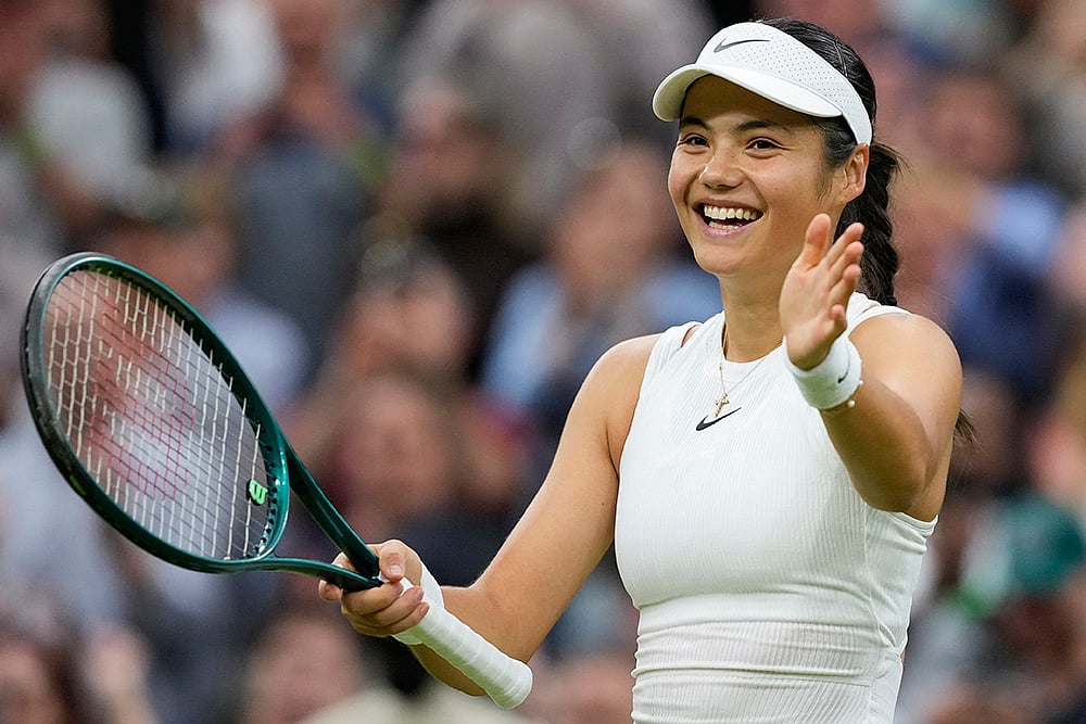 2024 Wimbledon Tennis Emma Raducanu vs Maria Sakkari Photo gallery_1