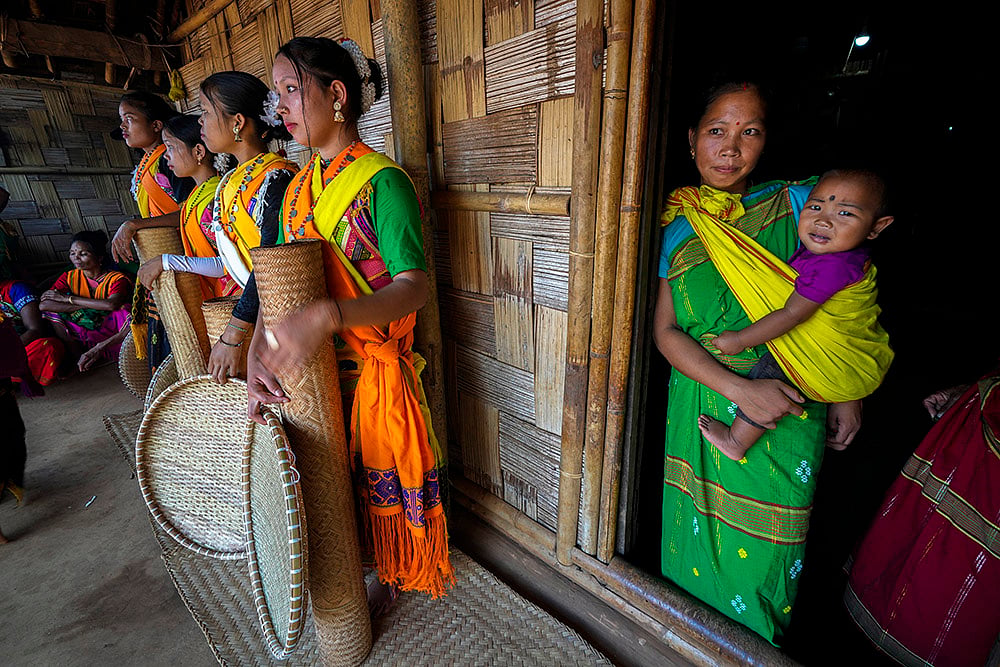 India Tiwa tribals Wanchuwa festival at Assam Karbi Anglong_9