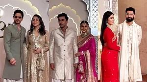 Instagram @viralbhayani : Shah Rukh Khan-Gauri Khan, Ranbir Kapoor-Alia Bhatt, Katrina Kaif-Vicky Kaushal at Anant-Radhika's wedding