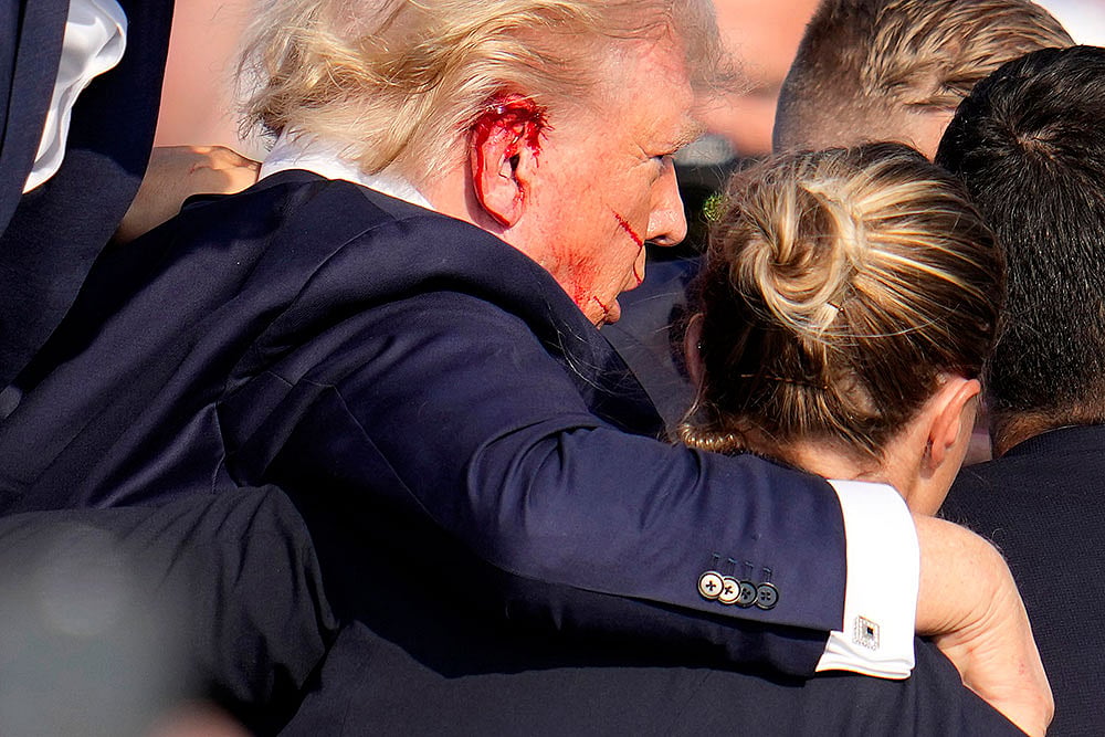Trump Shot At Rally