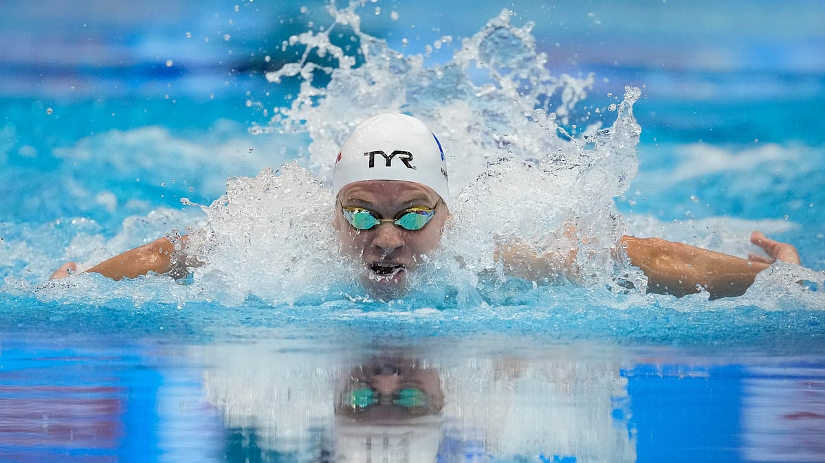 Paris Olympics 2024 Swimming AP Photo