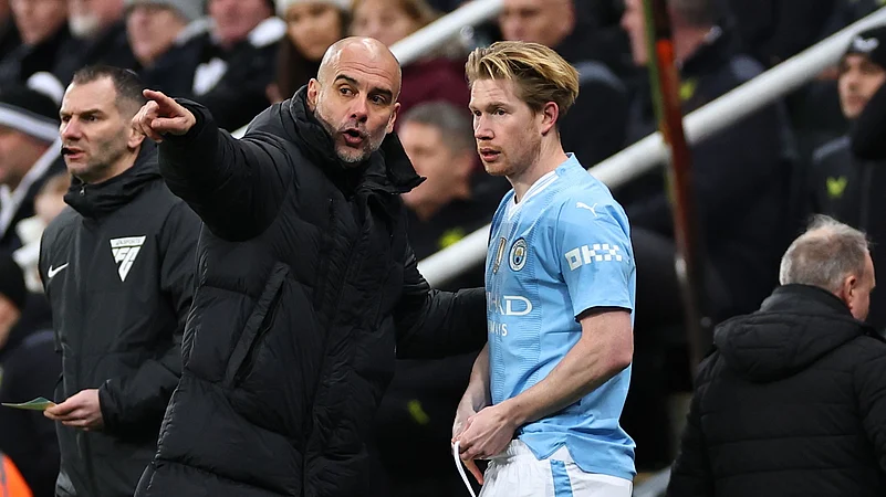 Manchester City-Pep Guardiola-Kevin De Bruyne-football