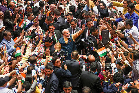 PM Modi addresses Indian diaspora in Austria