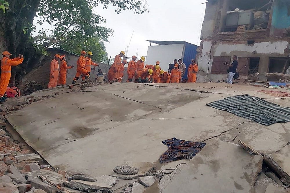 Multi-storey building collapsed