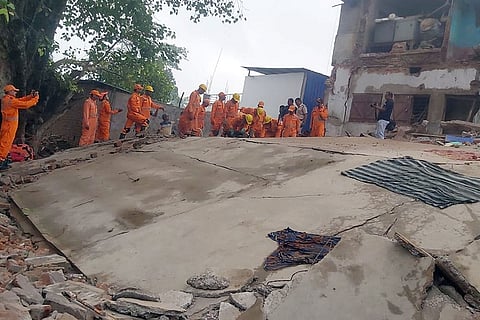 Multi-storey building collapsed in Deoghar