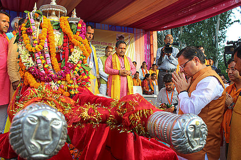 Palanquin of Baba Baukhnag Devta arrives in Dehradun