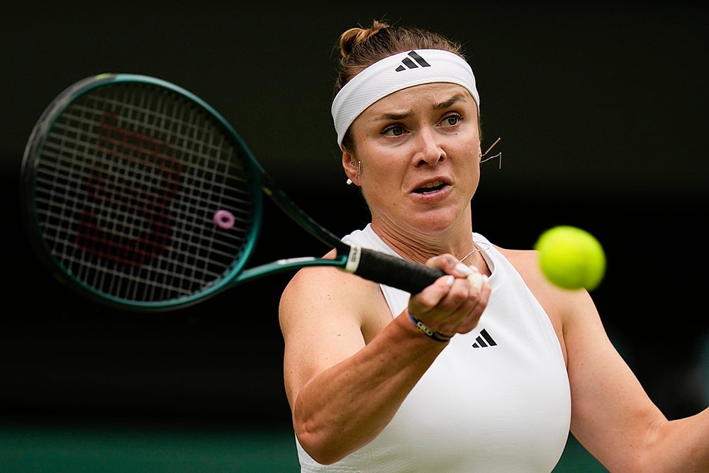 2024 Wimbledon tennis Elena Rybakina vs Elina Svitolina photo gallery_6