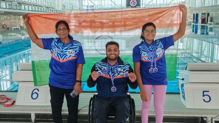 India Para swimming team X Paralympic India 
