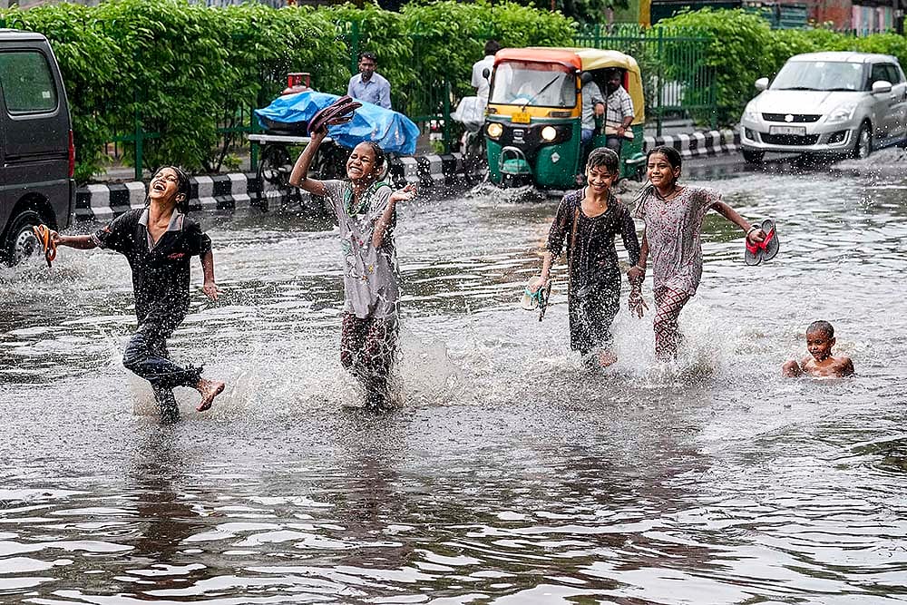 Weather: Rains in New Delhi