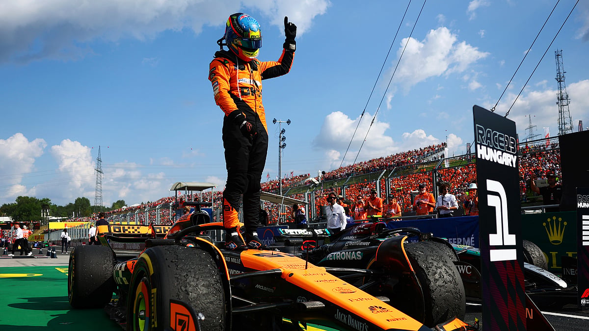 Oscar Piastri claimed his first win in Formula One at the Hungarian Grand Prix - null