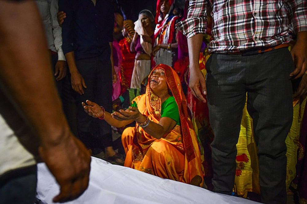 Stampede at religious gathering in UP Hathras