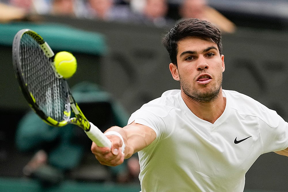 2024 Wimbledon Tennis Carlos Alcaraz vs Ugo Humbert_Photo_2