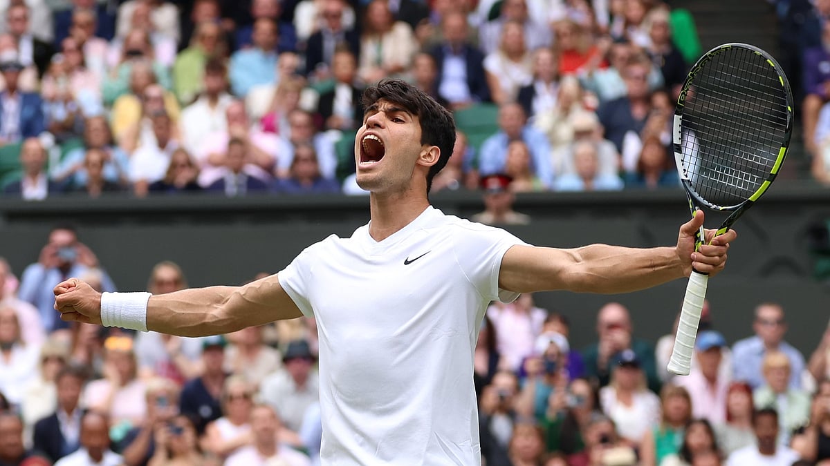 File Photo : Wimbledon 2025, Day 1: Carlos Alcaraz is the defending Wimbledon champ.