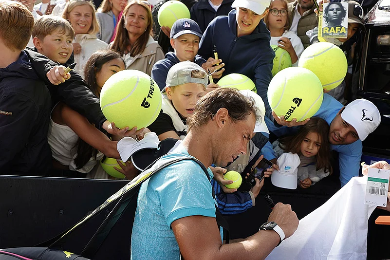 Rafael Nadal at Sweden Tennis Nordea Open photo gallery_2