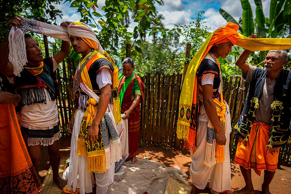 India Tiwa tribals Wanchuwa festival at Assam Karbi Anglong_6