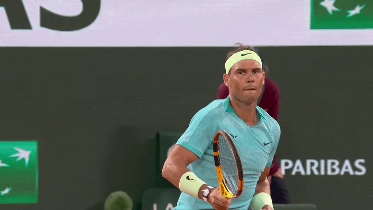 X/Roland Garros : Rafael Nadal in action