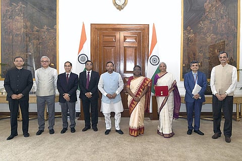 Nirmala Sitharaman called on Droupadi Murmu
