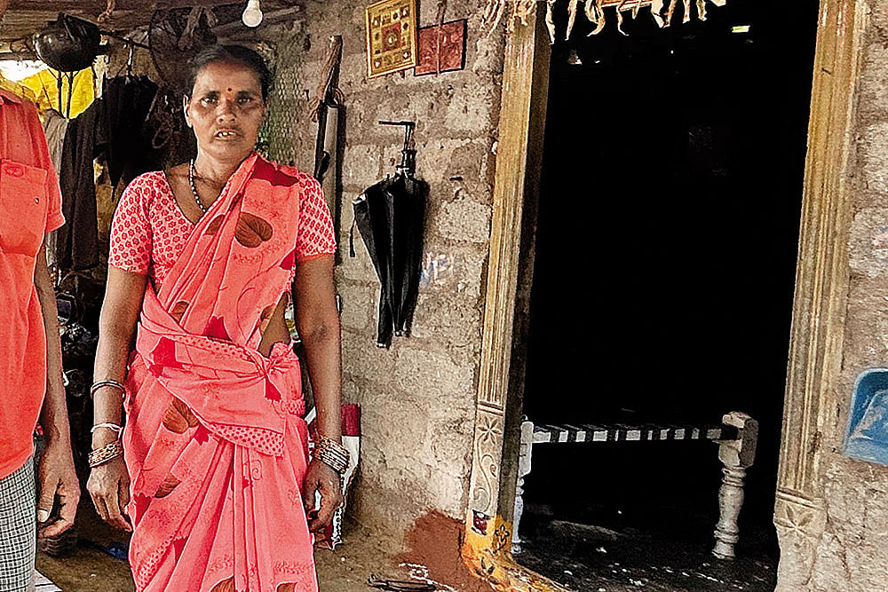 Photo: Anisha Reddy : Tough Life: While in summers, the floor of Gangavathi’s house is unbearable to walk barefoot, during the monsoons, the house gets flooded very frequently