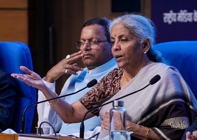 Union Finance Minister Nirmala Sitharaman addresses a post-Budget press conference - PTI
