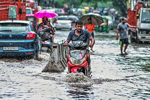Weather: Rains in Delhi