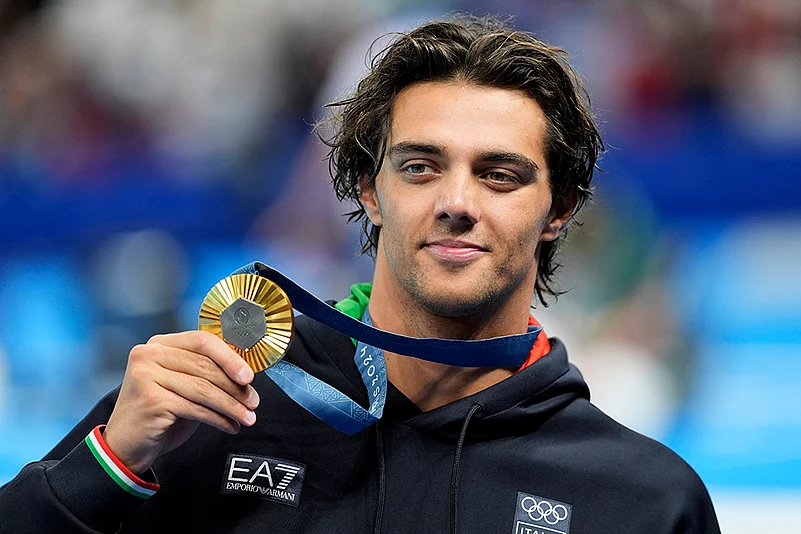 Paris Olympics Shooting_Swimming_mens 100-meter backstroke final
