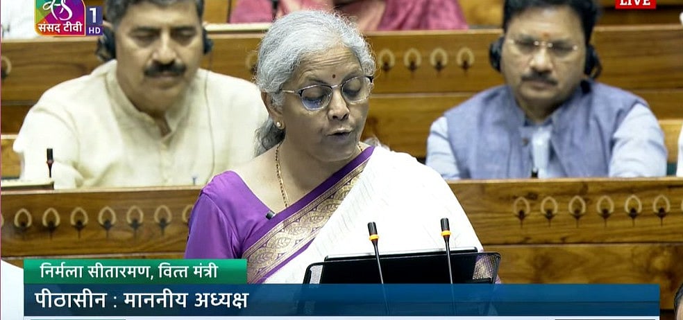 Finance Minister Nirmala Sitharaman 