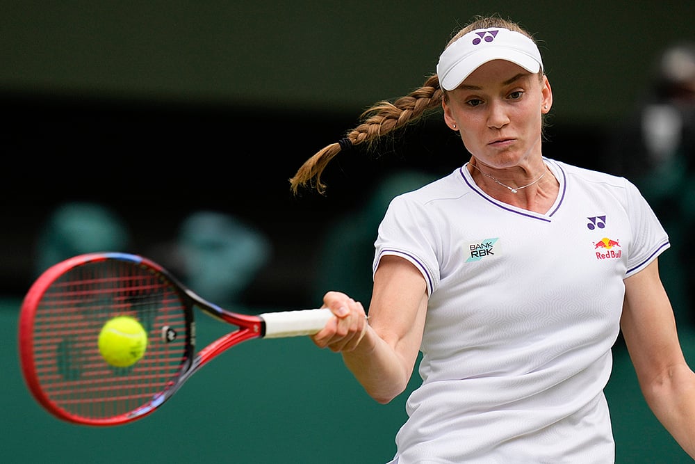 2024 Wimbledon tennis Elena Rybakina vs Elina Svitolina photo gallery_5