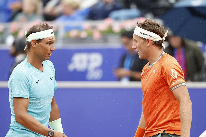 Rafael Nadal at Sweden Tennis Nordea Open photo gallery_5