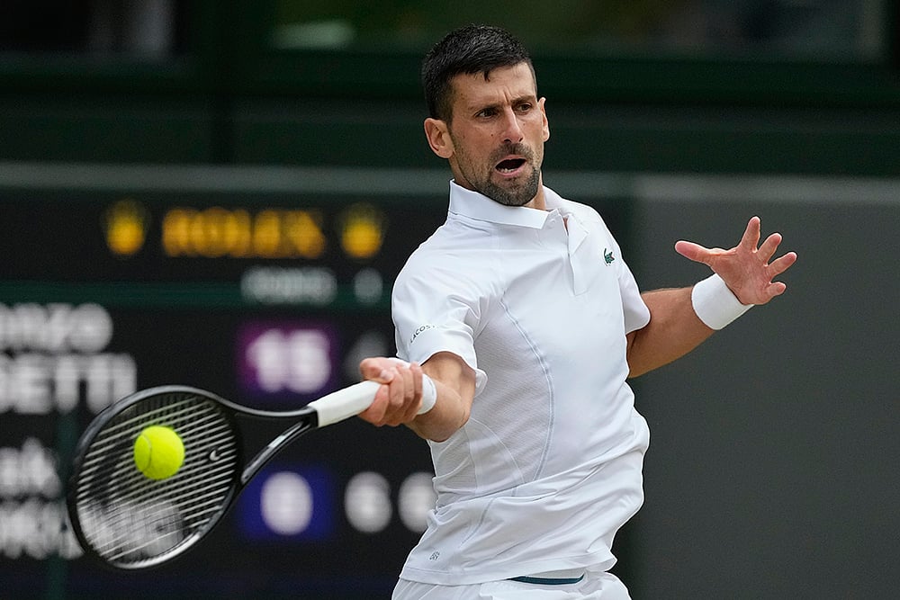 2024 Wimbledon tennis Semi-Final Novak Djokovic vs Lorenzo Musetti photo gallery_4
