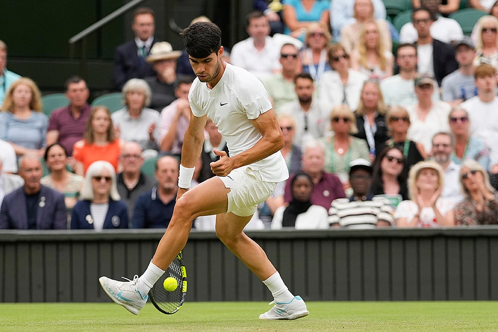 2024 Wimbledon Tennis Carlos Alcaraz vs Francis Tiafoe Photo gallery_6