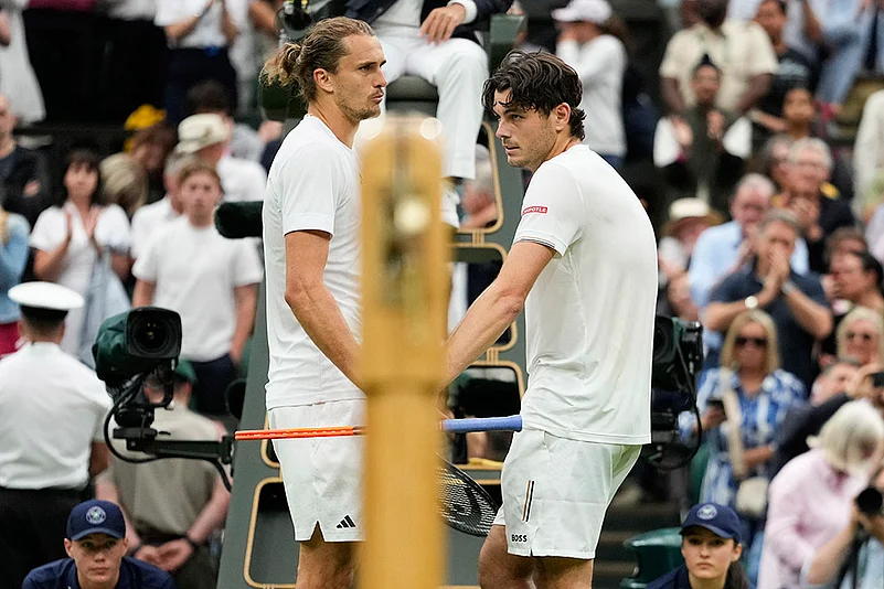 2024 Wimbledon Tennis Taylor Fritz vs Alexander Zverev photo_2